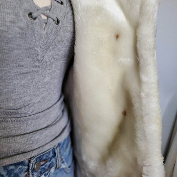 STEVE MADDEN Genuine Suede Leather Winter Coat Camel Color - Picture 10 of 16